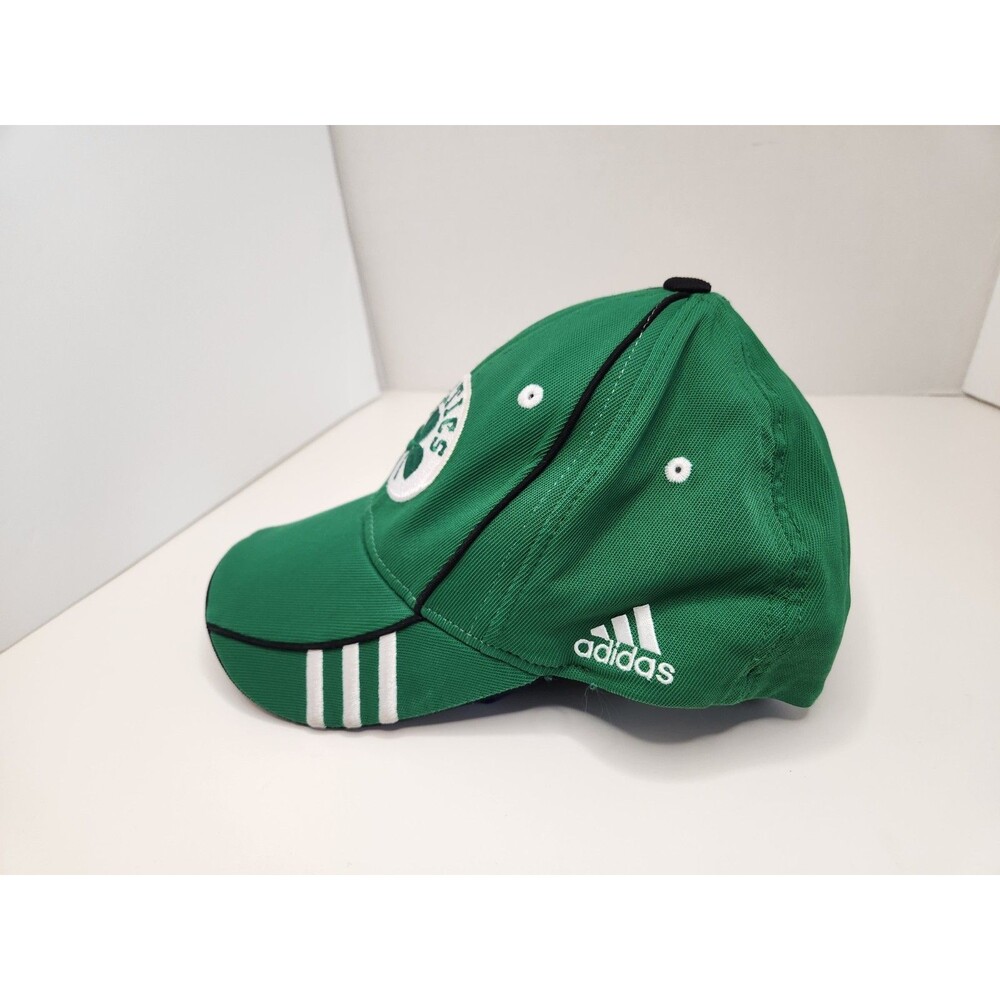 Adidas Boston Celtics Hat Cap Fitted NBA Basketball Green OSFA Logo Shamrock‎ - Picture 2 of 5